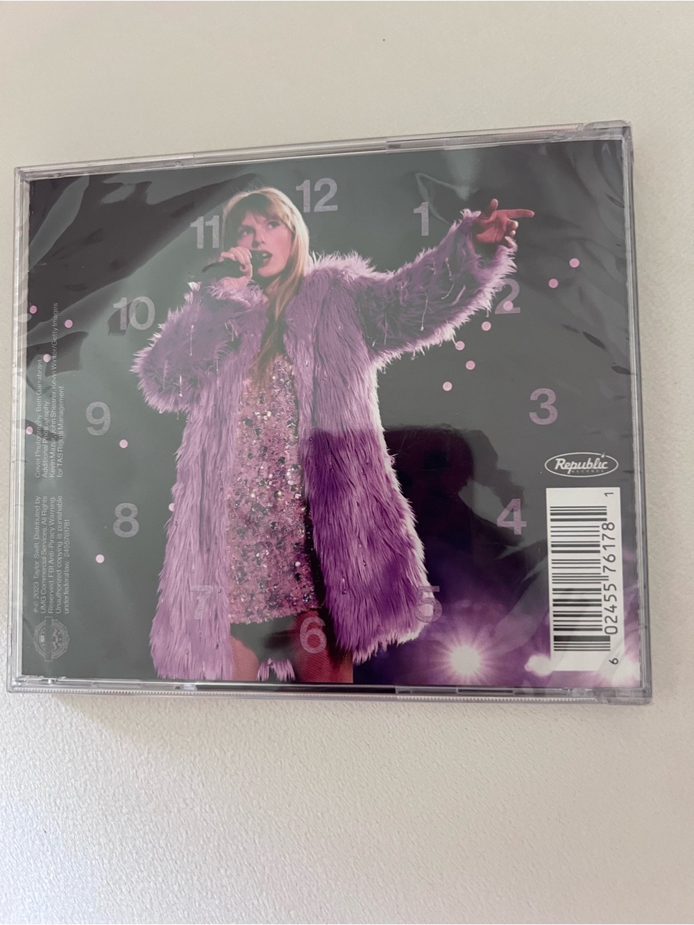 Midnights The Late Night Edition Taylor Swift Eras Tour Exclusive CD Poster - Picture 2 of 3